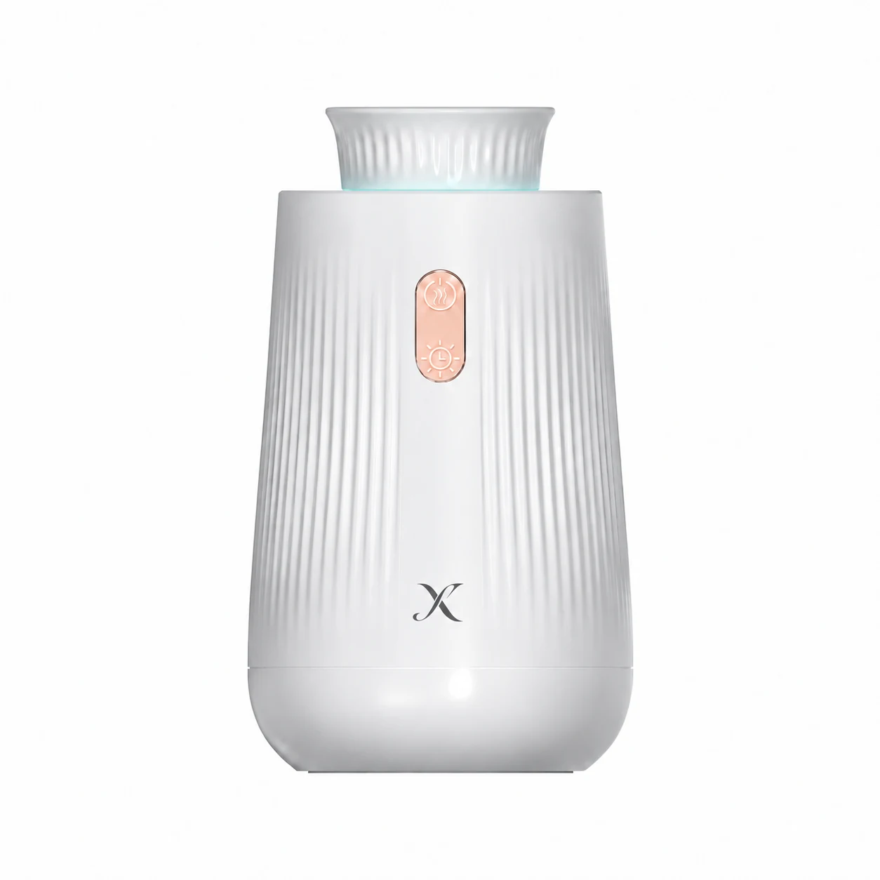 X A10 Portable Car & Desktop Portable Car & Desktop Scent Diffuser with a standalone X monogram fitted to its housing.