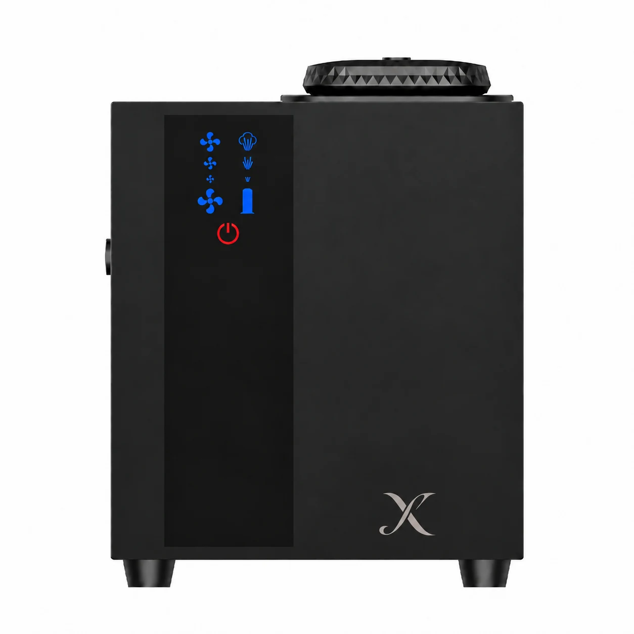 X A300 Portable Portable Commercial Scent Diffuser with a standalone X monogram fitted to its housing.