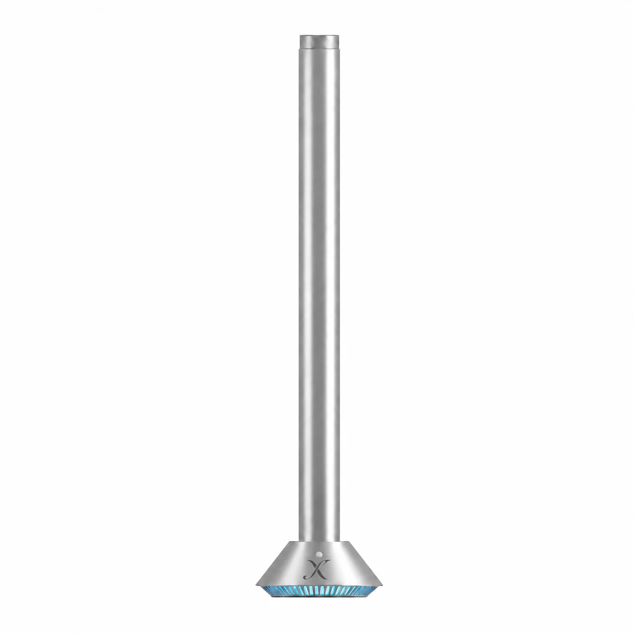 X S100L Premium Tower Premium Commercial Tower Scent Diffuser with a standalone X monogram fitted to its housing.