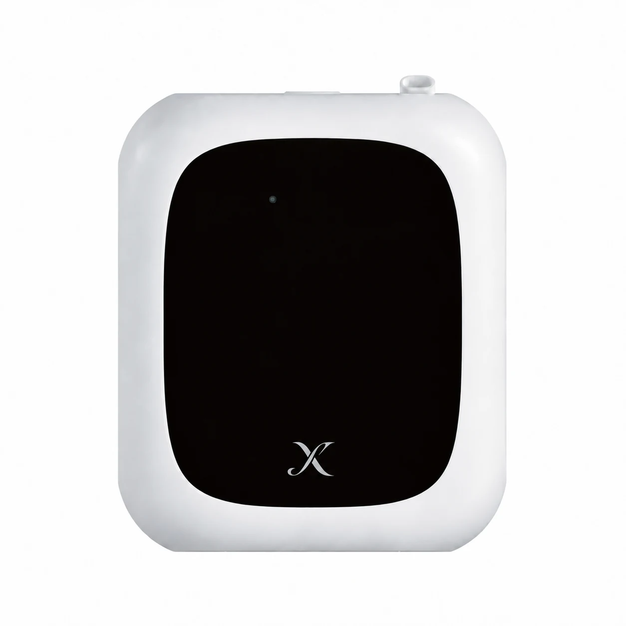 X X100 PRO Portable Battery-Powered Portable Battery-Powered Scent Diffuser with a standalone X monogram fitted to its housing.
