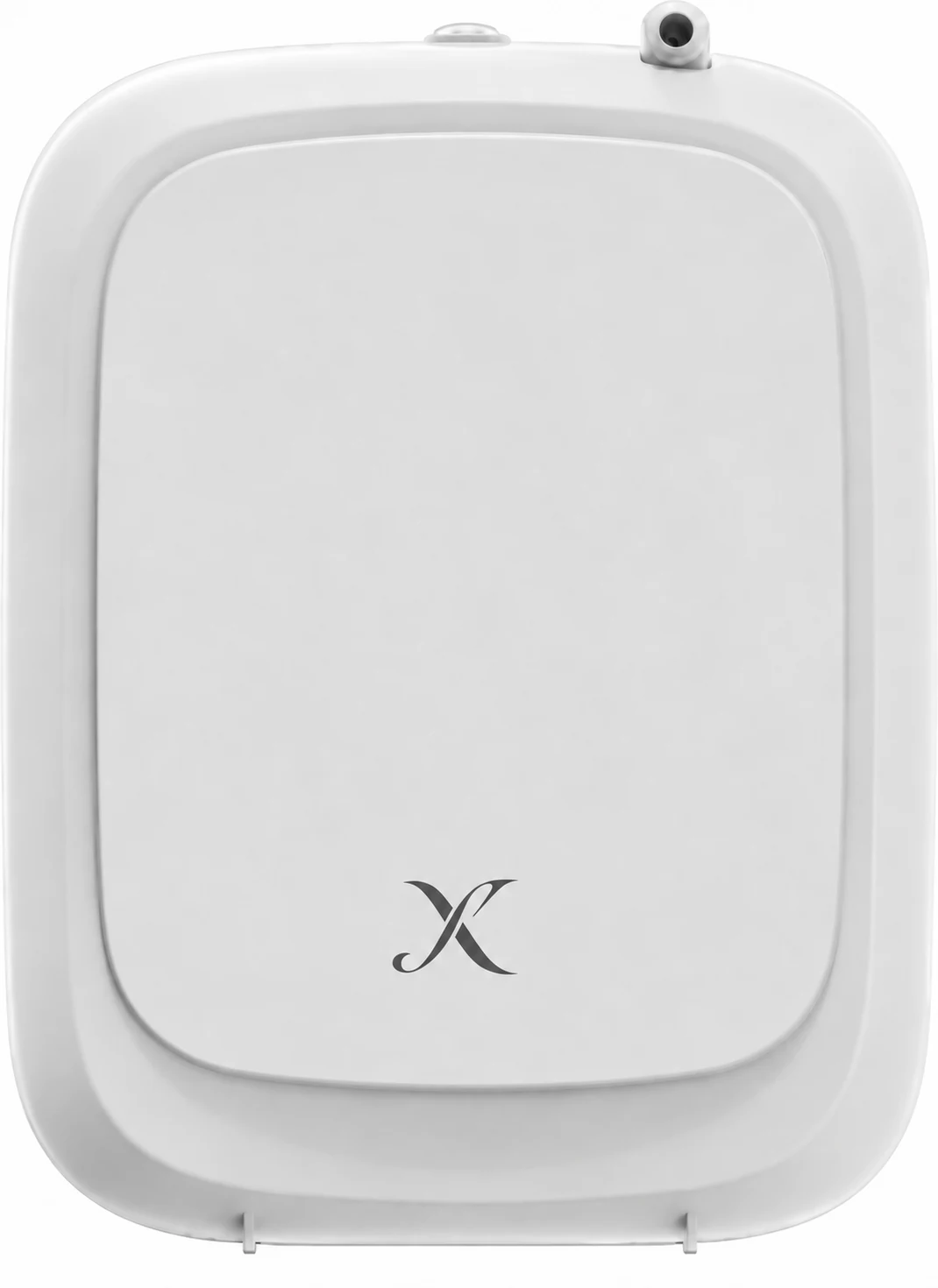 X AP20 Wall mounted diffuser with a standalone X monogram fitted to its housing.