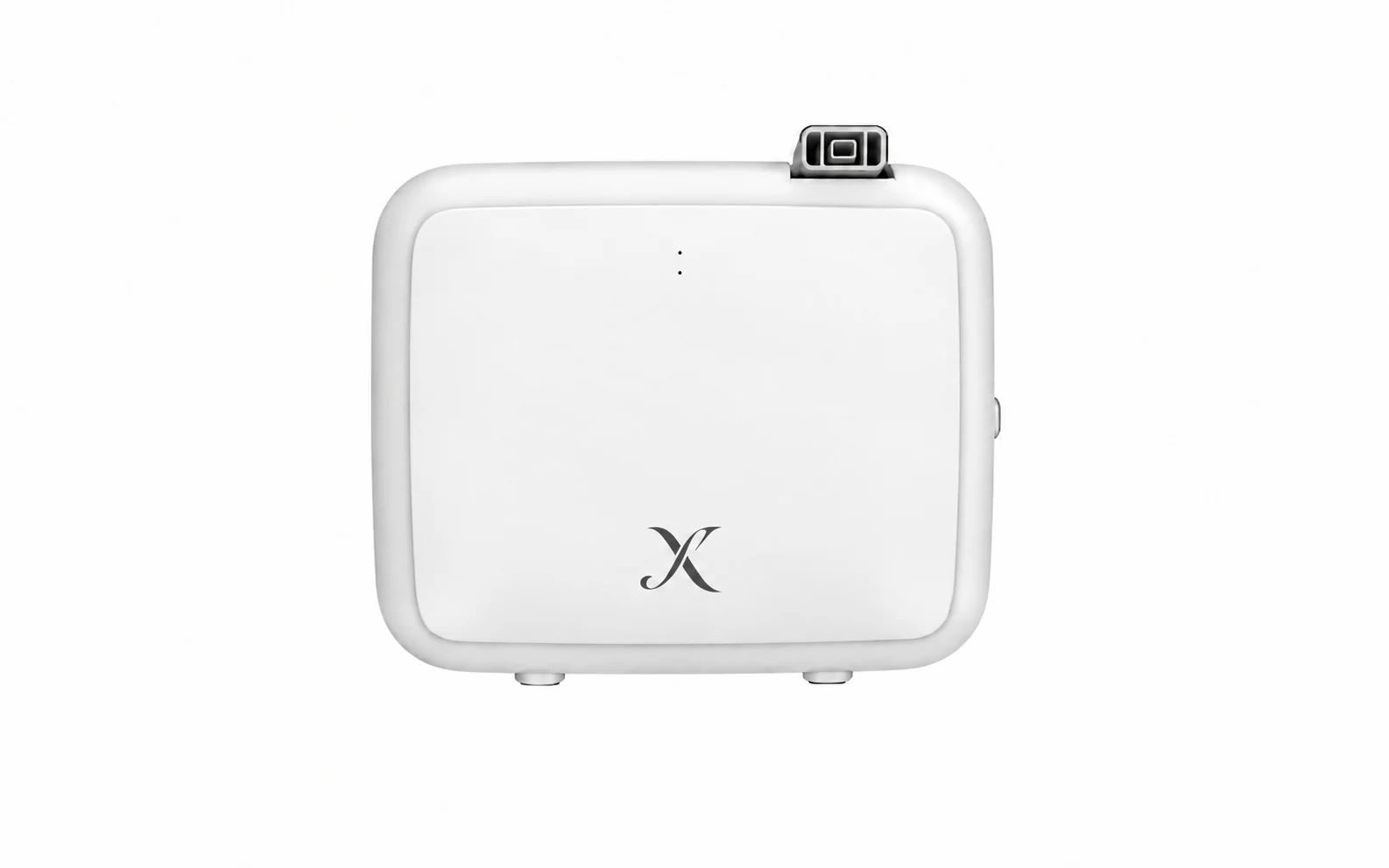 X EP600 Wall mounted diffuser with a standalone X monogram fitted to its housing.
