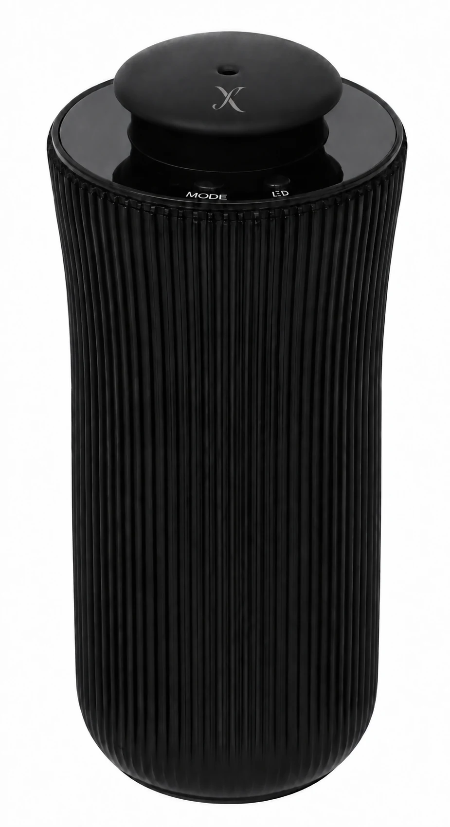 X S50N Car / portable diffuser with a standalone X monogram fitted to its housing.