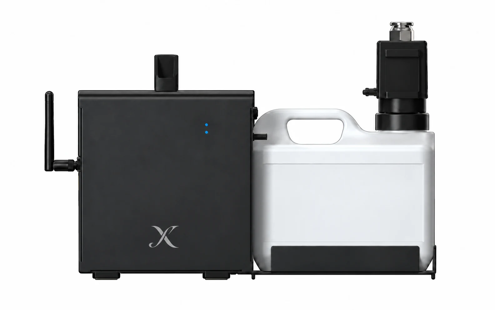 X SP2000-2.5L HVAC diffuser with a standalone X monogram fitted to its housing.